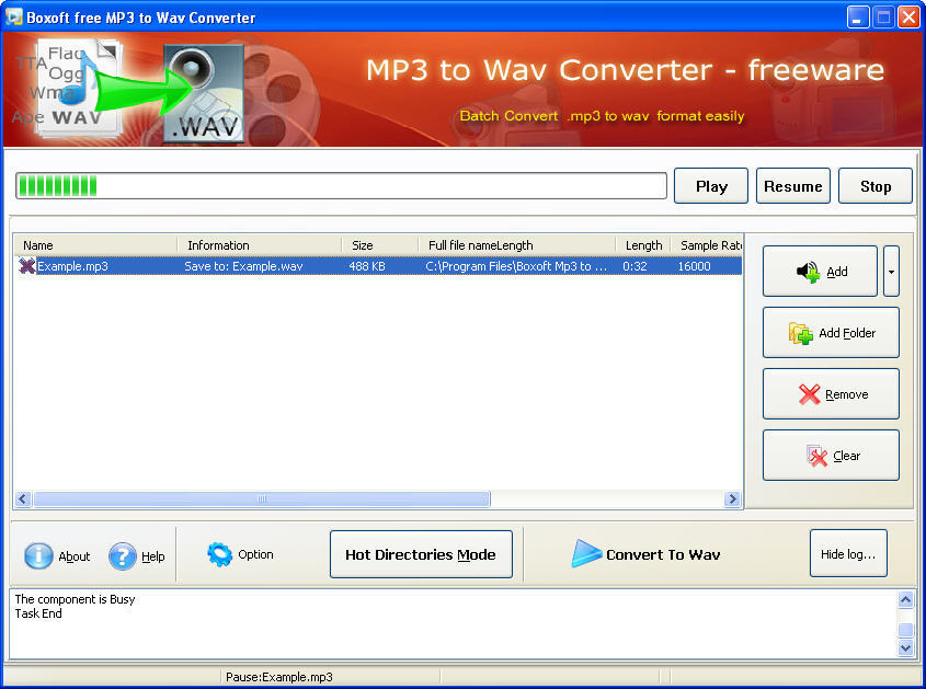 convert mp3 to wav windows 10 free