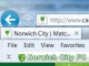 Norwich City Toolbar