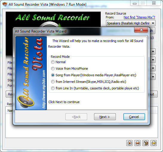 Using Sound Recorder Windows Vista