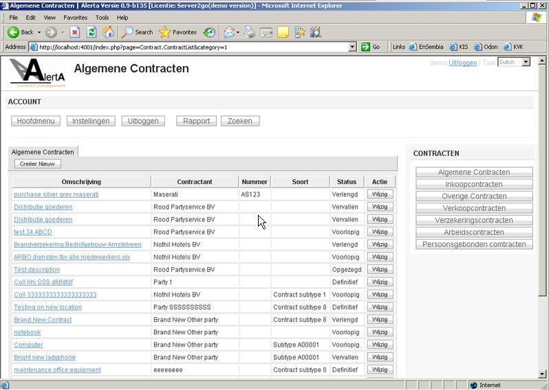 contract niet verlengd