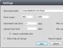Settings Window