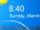 Metro Style Date Widget