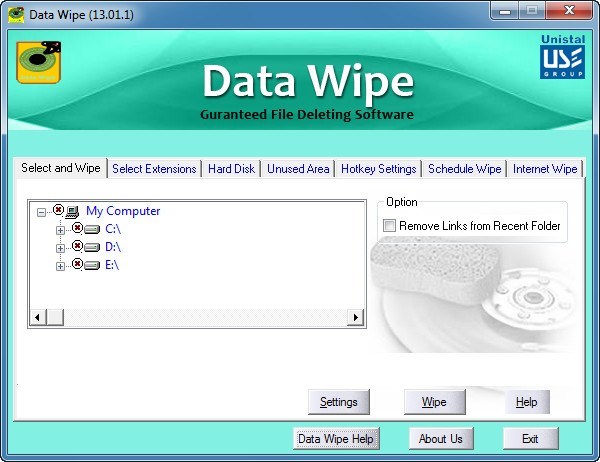 Wipe All Data Windows Vista