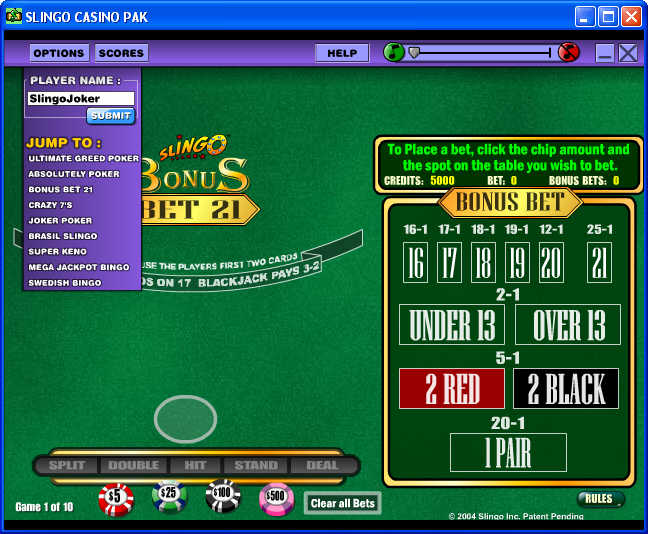 2007 bonus casino code deposit no online
